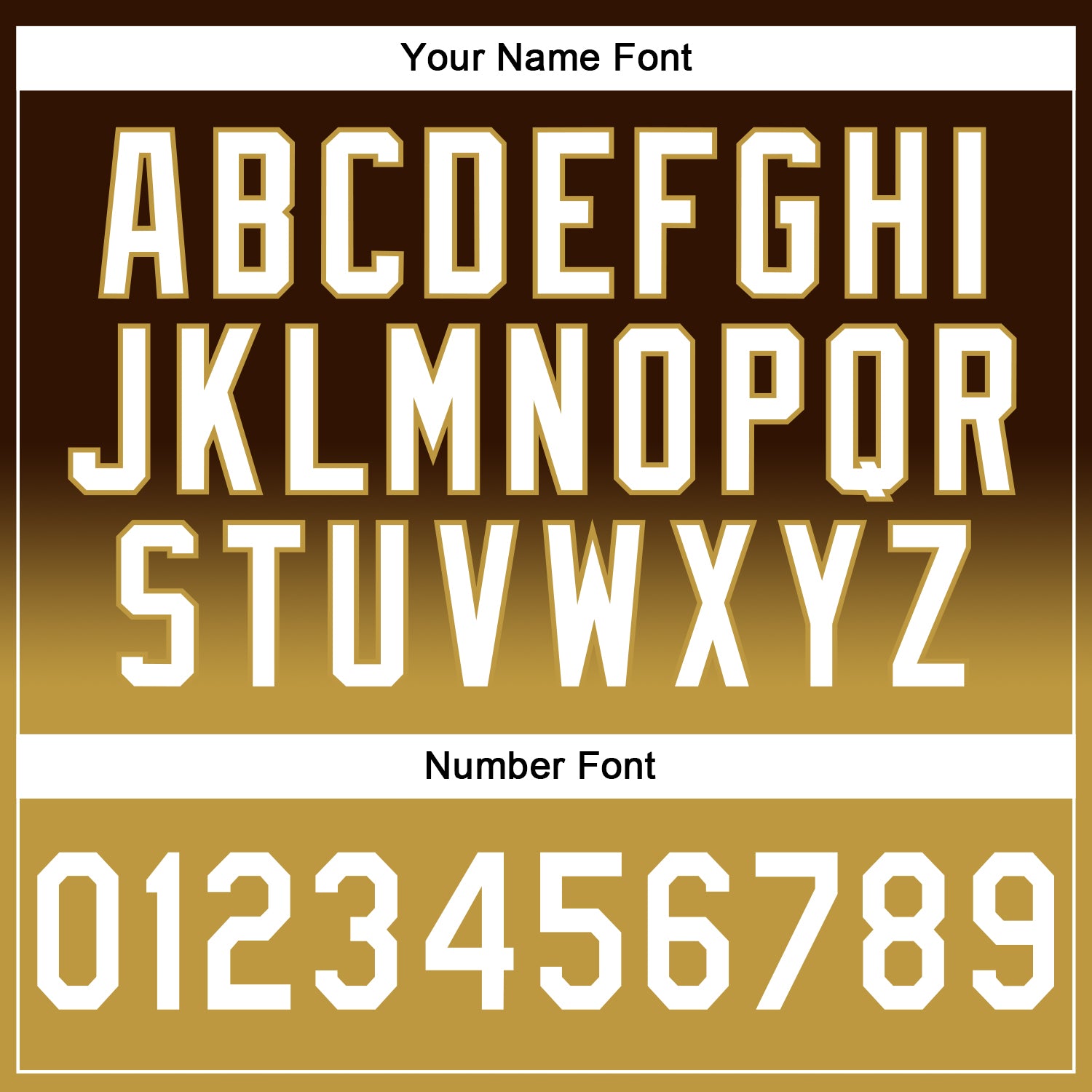 Custom Stitched Brown White-Old Gold Fade Fashion Sports Pullover Sweatshirt Hoodie