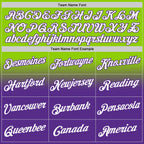 Custom Stitched Neon Green White-Purple Fade Fashion Sports Pullover Sweatshirt Hoodie