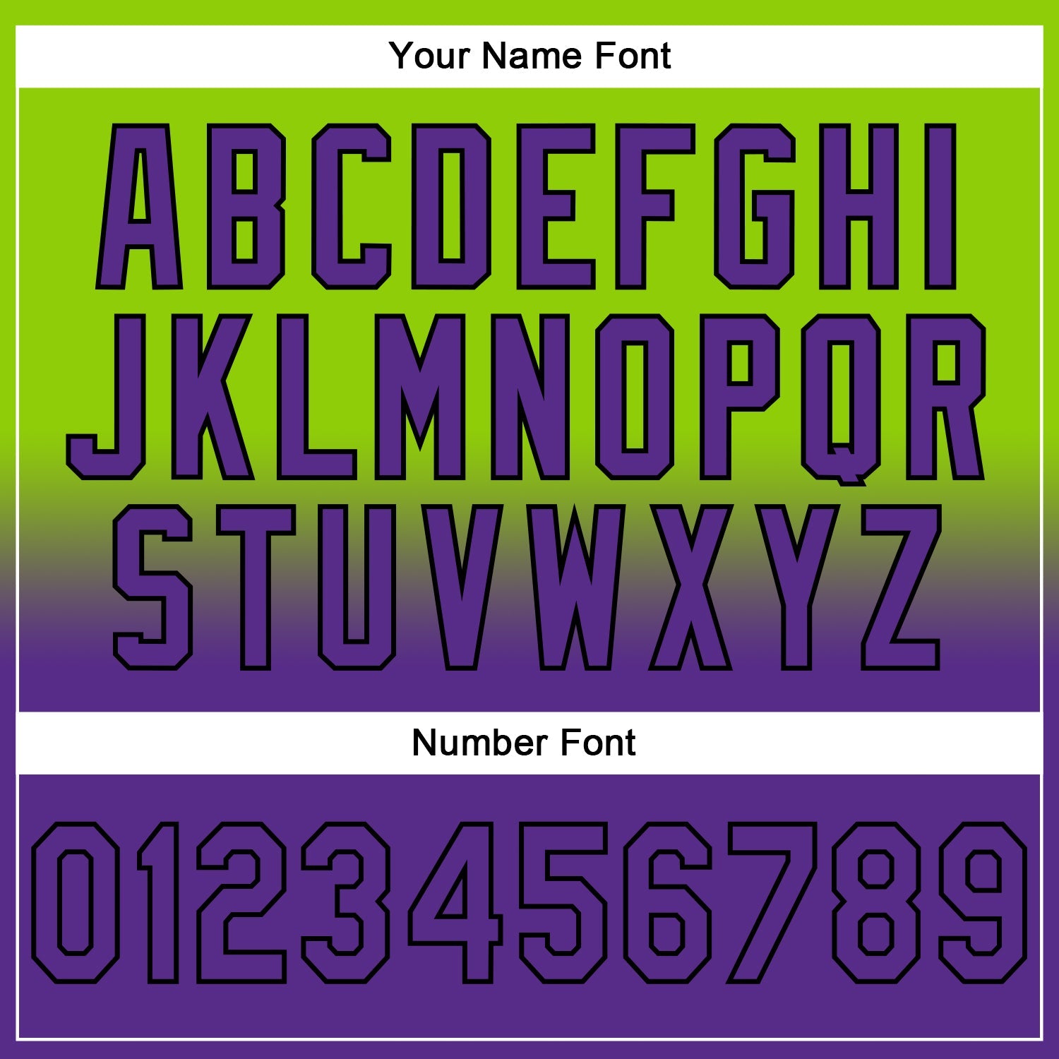 Custom Stitched Neon Green Purple-Black Fade Fashion Sports Pullover Sweatshirt Hoodie