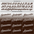 Custom Stitched White Brown Fade Fashion Sports Pullover Sweatshirt Hoodie