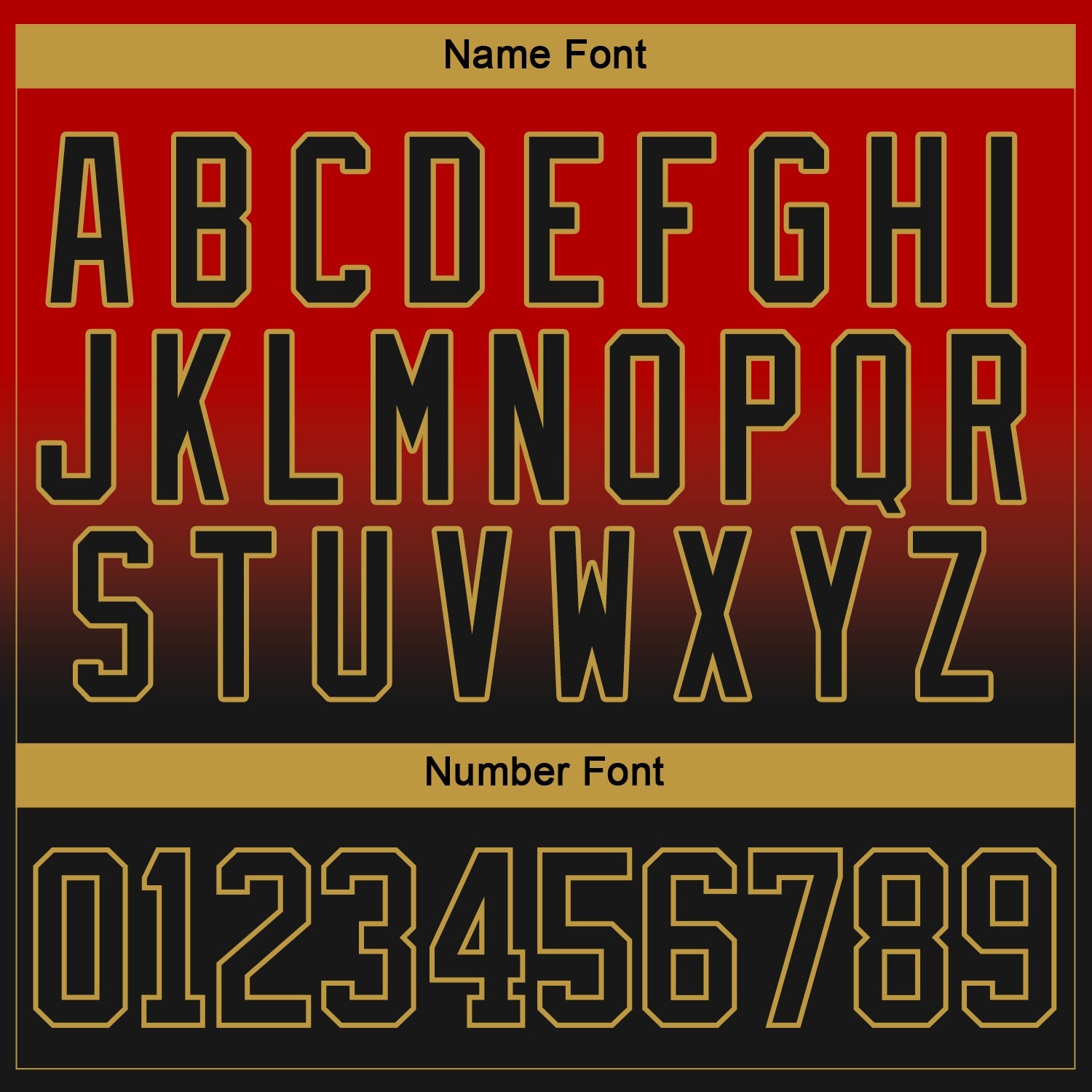 Custom Red Black-Old Gold Fade Fashion Hockey Lace Neck Jersey