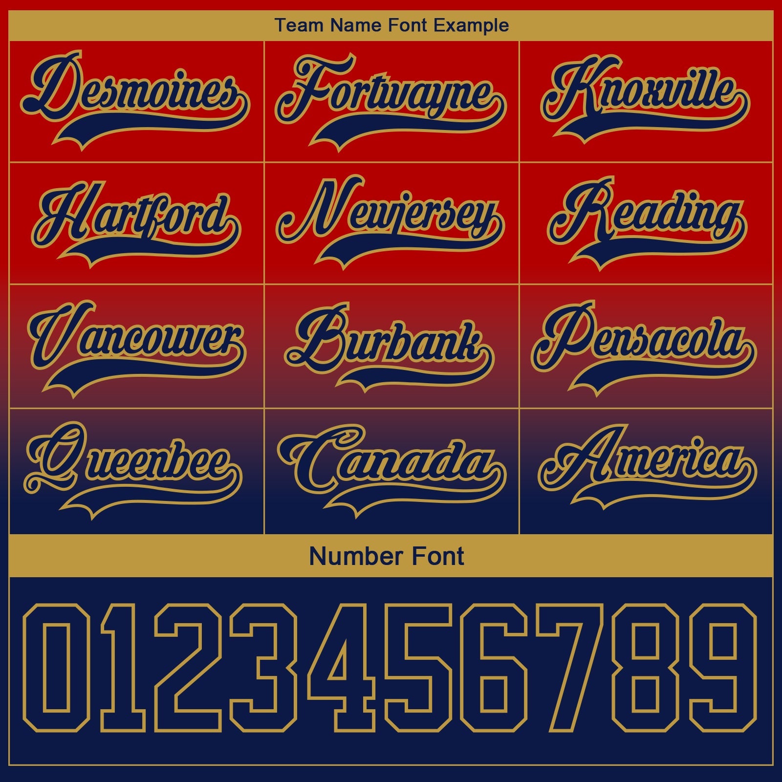 Custom Red Navy-Old Gold Fade Fashion Hockey Lace Neck Jersey
