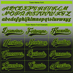 Custom Gray Black-Neon Green Fade Fashion Hockey Lace Neck Jersey