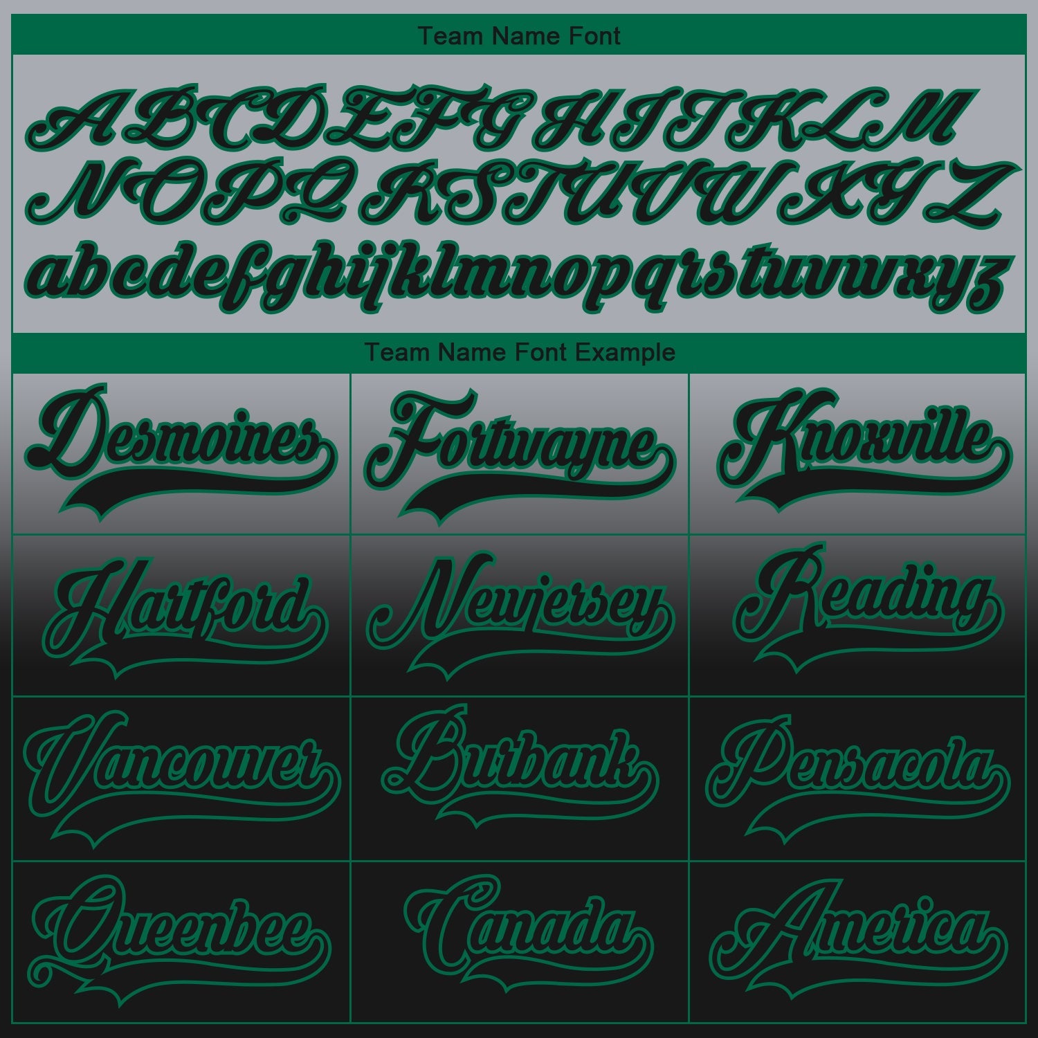Custom Gray Black-Kelly Green Fade Fashion Hockey Lace Neck Jersey