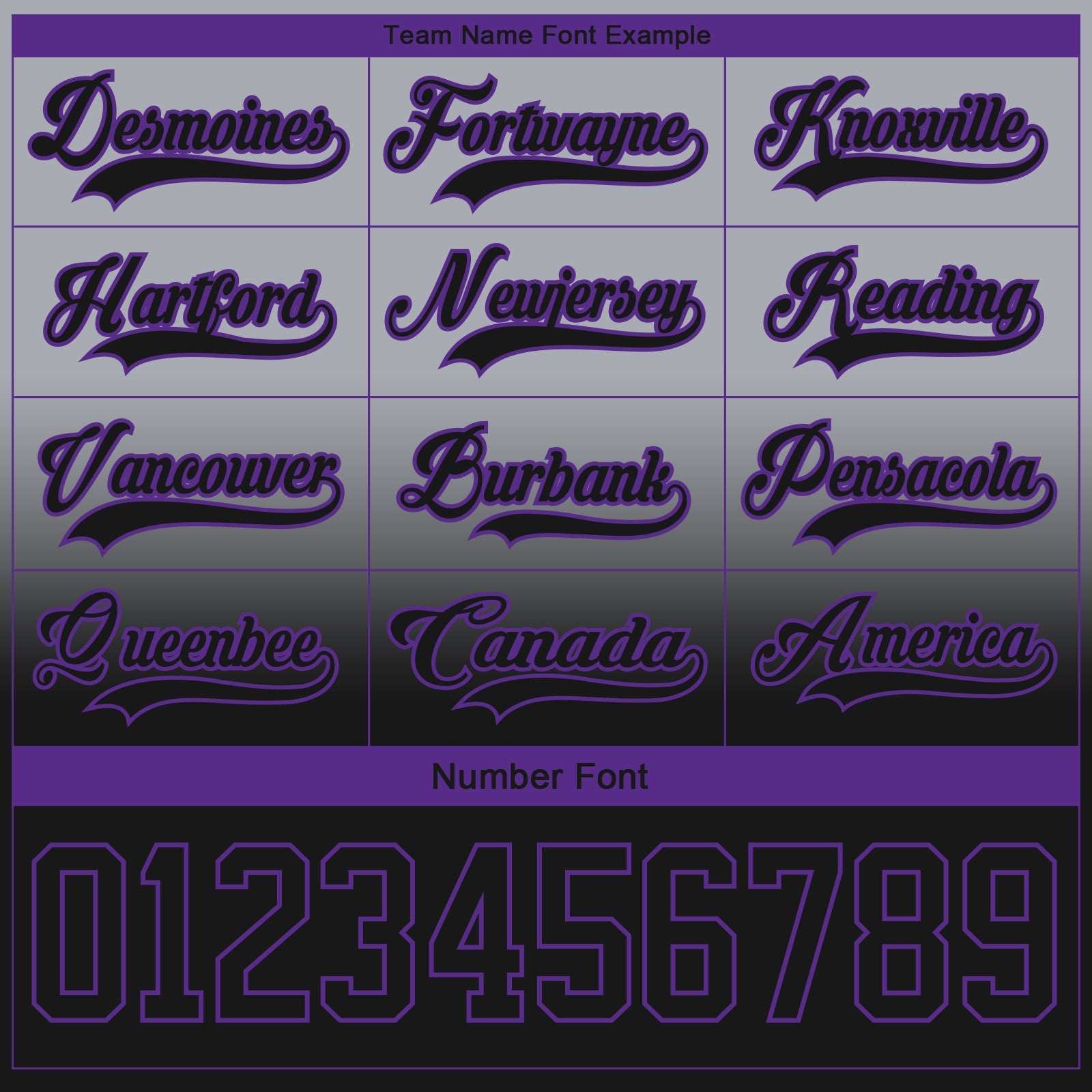 Custom Gray Black-Purple Fade Fashion Hockey Lace Neck Jersey