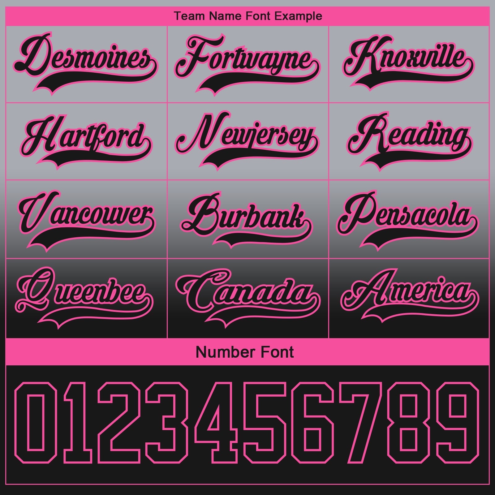 Custom Gray Black-Pink Fade Fashion Hockey Lace Neck Jersey