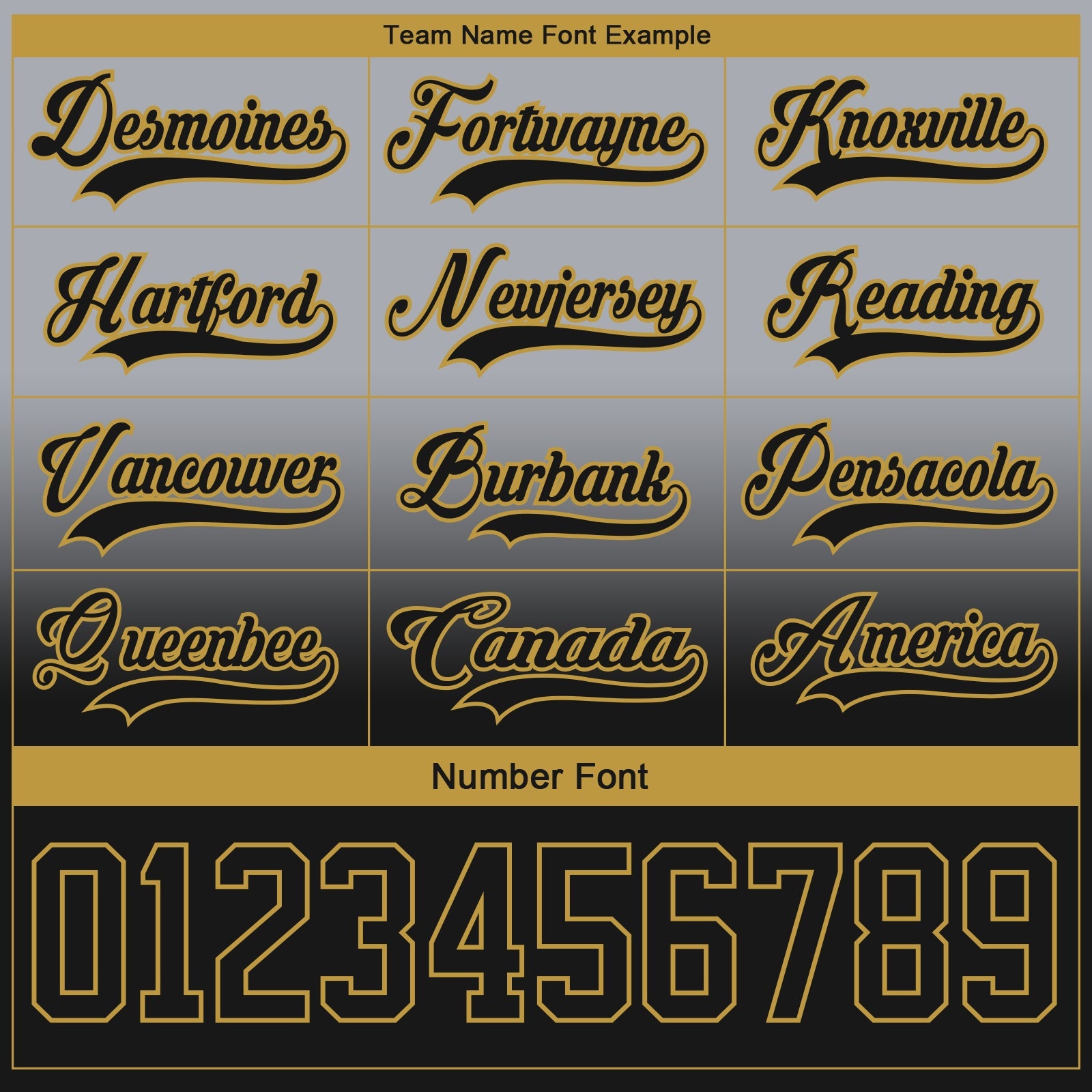 Custom Gray Black-Old Gold Fade Fashion Hockey Lace Neck Jersey