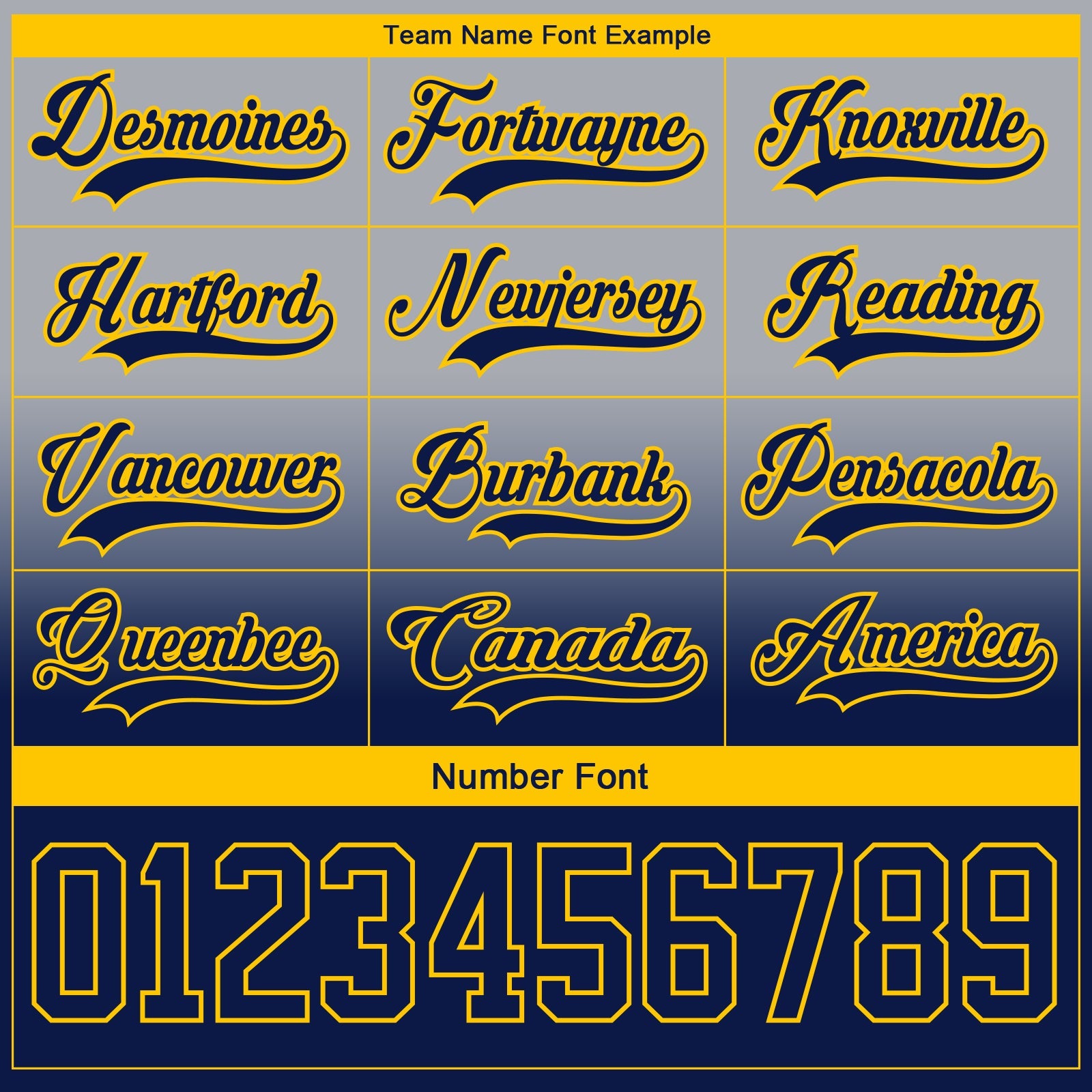 Custom Gray Navy-Gold Fade Fashion Hockey Lace Neck Jersey