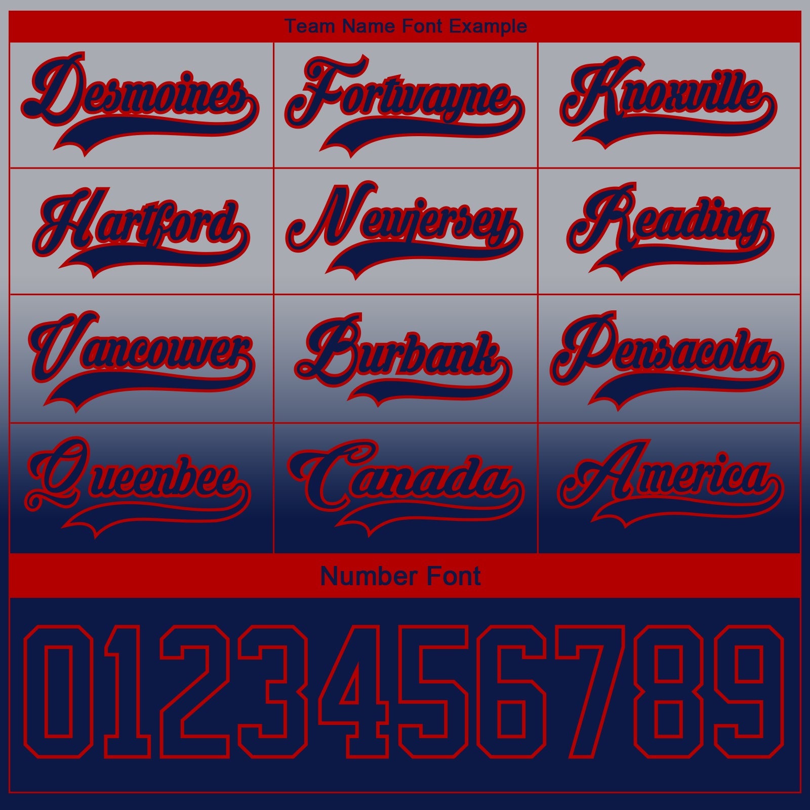 Custom Gray Navy-Red Fade Fashion Hockey Lace Neck Jersey