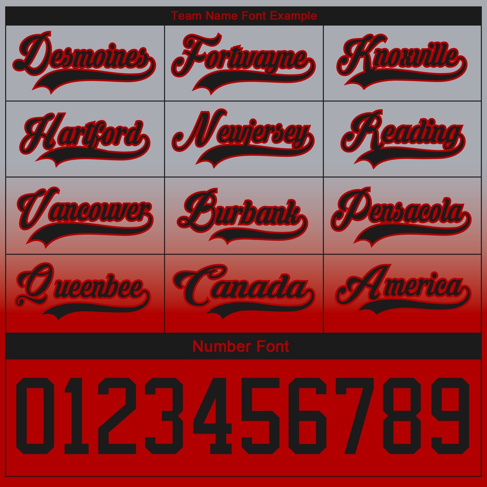 Custom Gray Black-Red Fade Fashion Hockey Lace Neck Jersey
