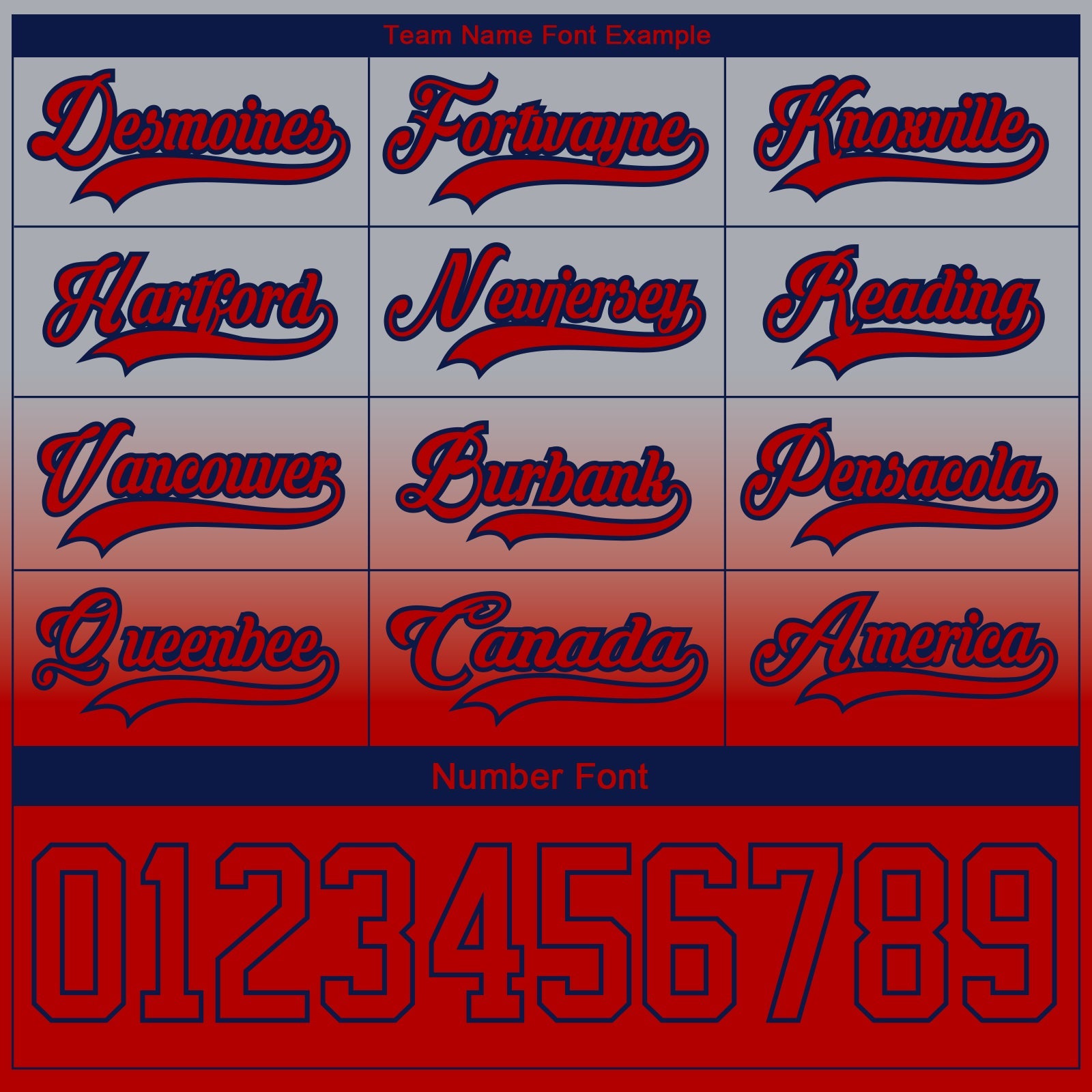 Custom Gray Red-Navy Fade Fashion Hockey Lace Neck Jersey