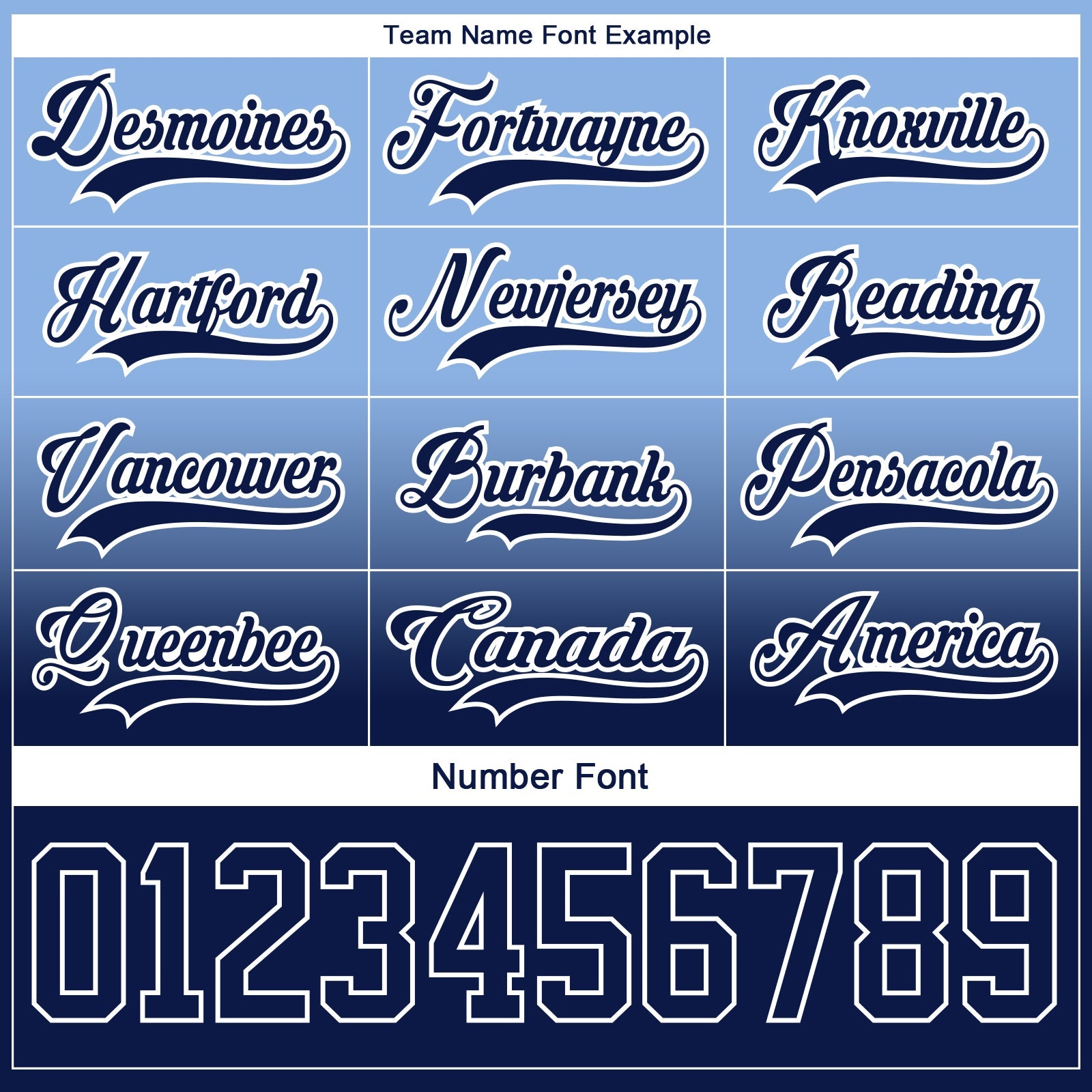 Custom Light Blue Navy-White Fade Fashion Hockey Lace Neck Jersey
