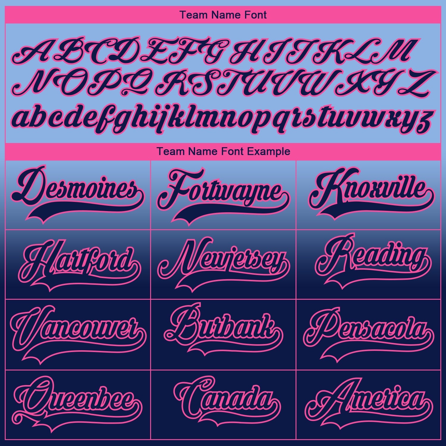 Custom Light Blue Navy-Pink Fade Fashion Hockey Lace Neck Jersey