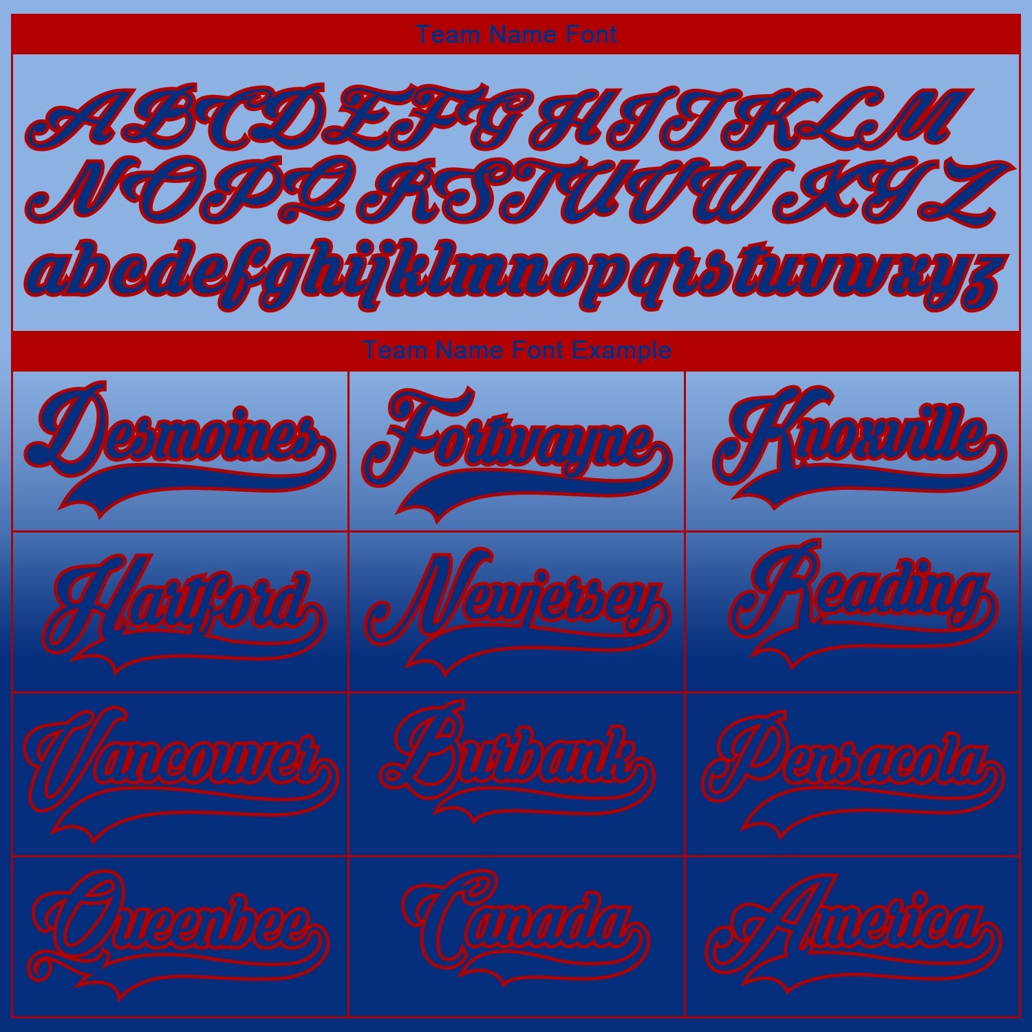 Custom Light Blue Royal-Red Fade Fashion Hockey Lace Neck Jersey