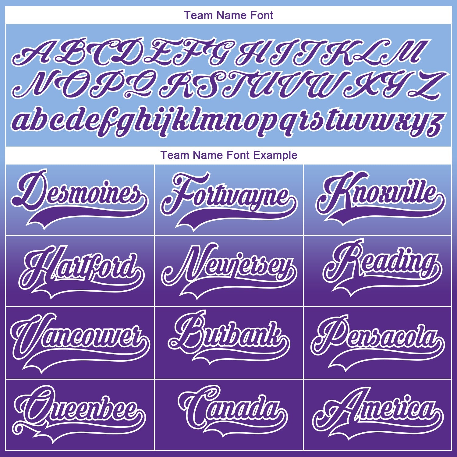 Custom Light Blue Purple-White Fade Fashion Hockey Lace Neck Jersey