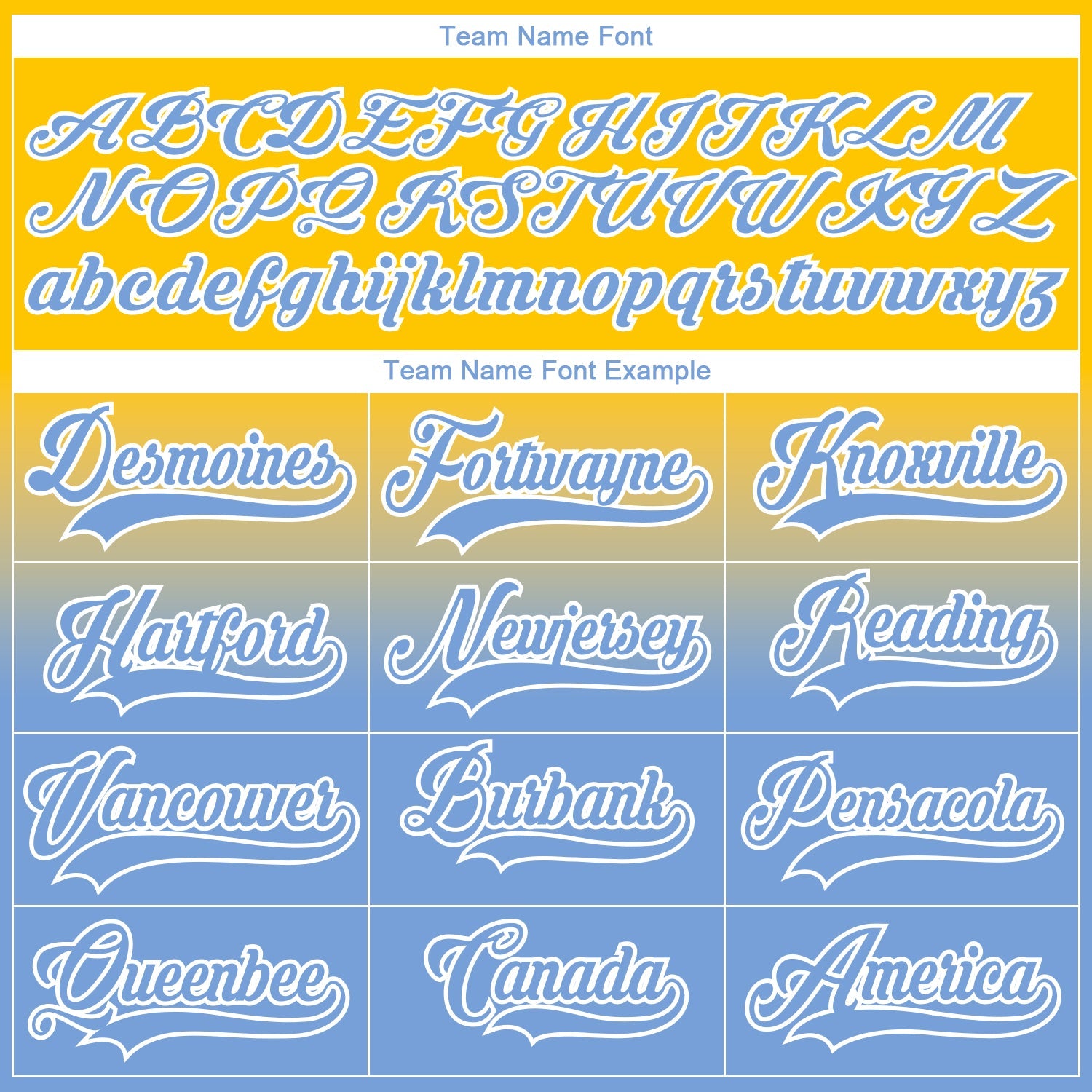 Custom Yellow Light Blue-White Fade Fashion Hockey Lace Neck Jersey