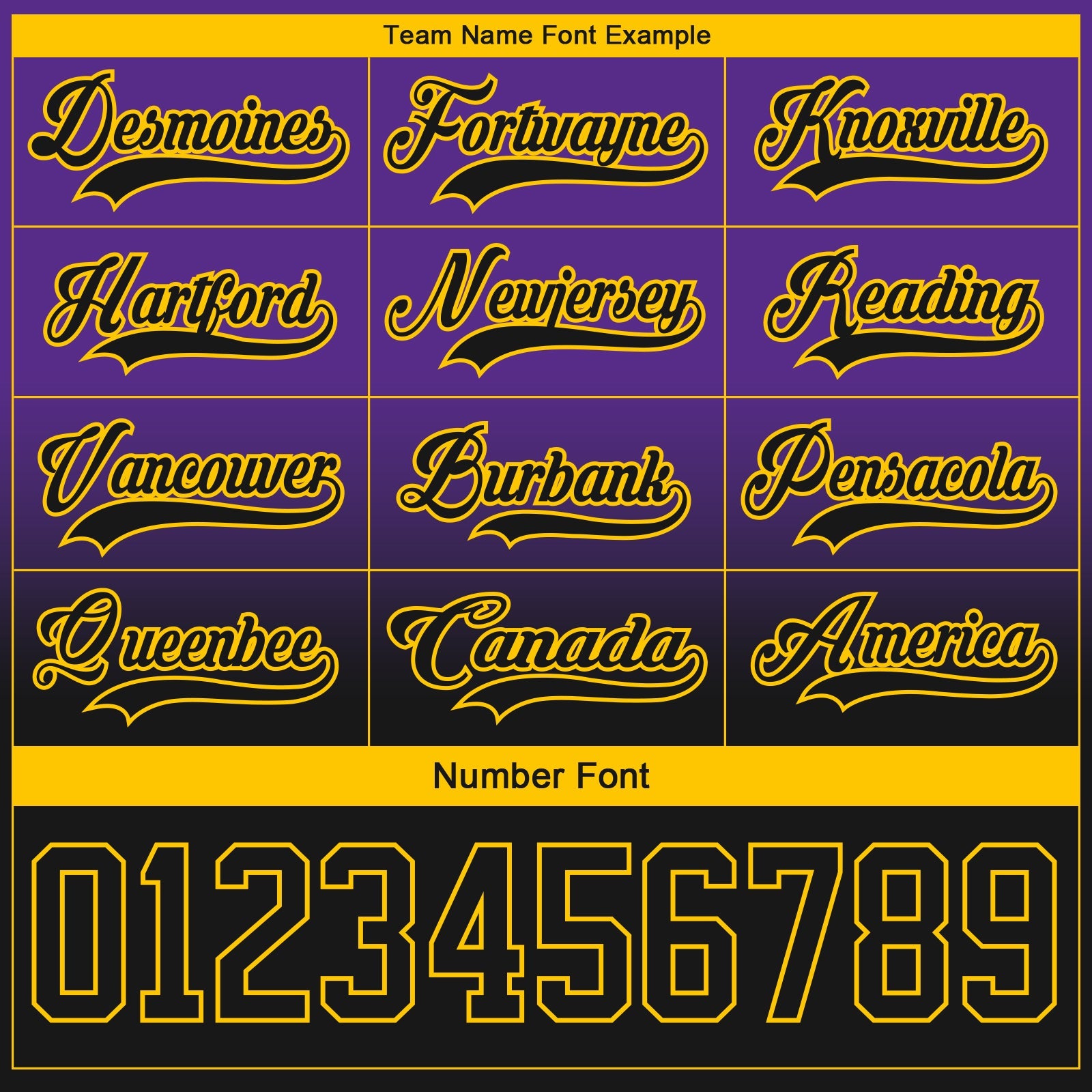 Custom Purple Black-Yellow Fade Fashion Hockey Lace Neck Jersey