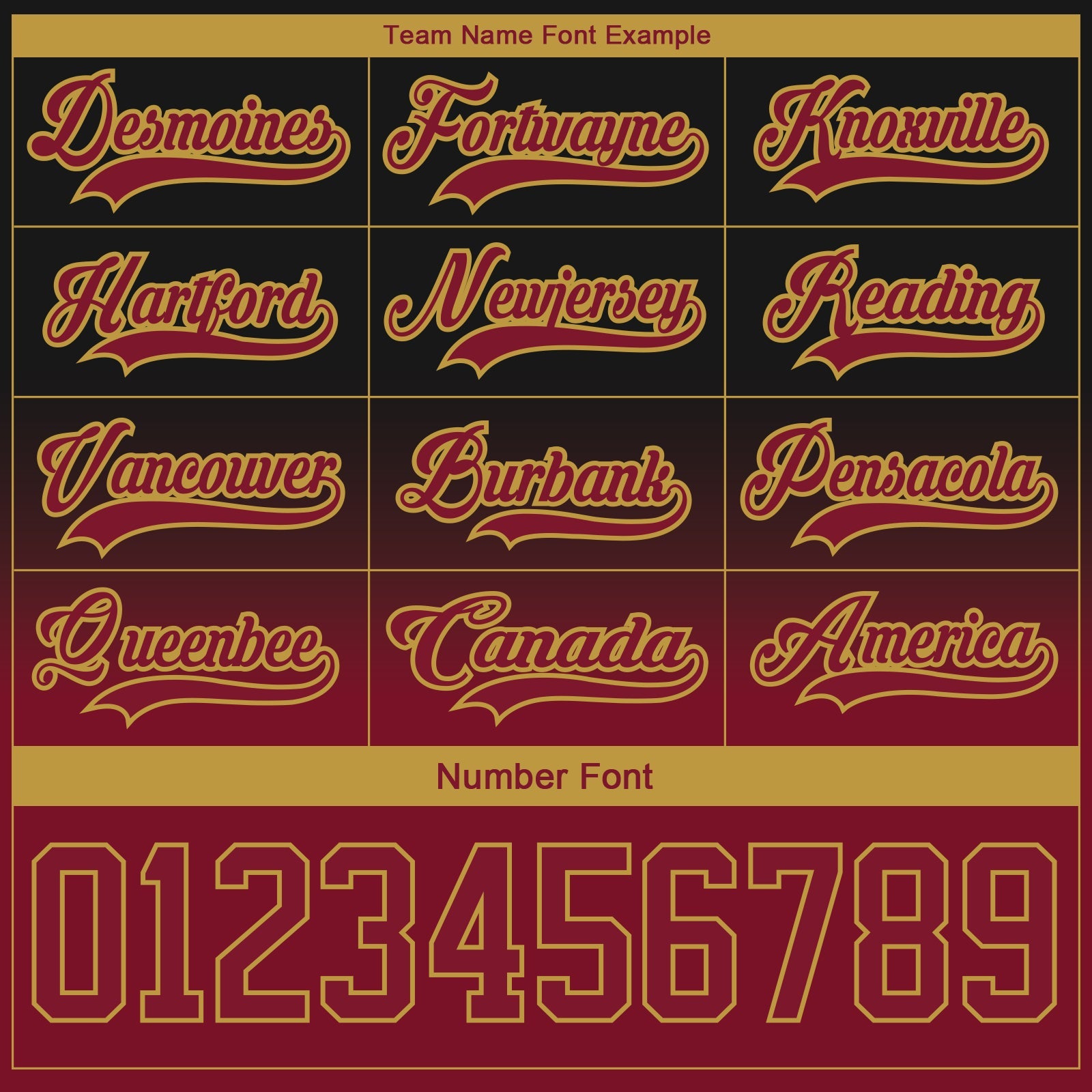 Custom Black Crimson-Old Gold Fade Fashion Hockey Lace Neck Jersey