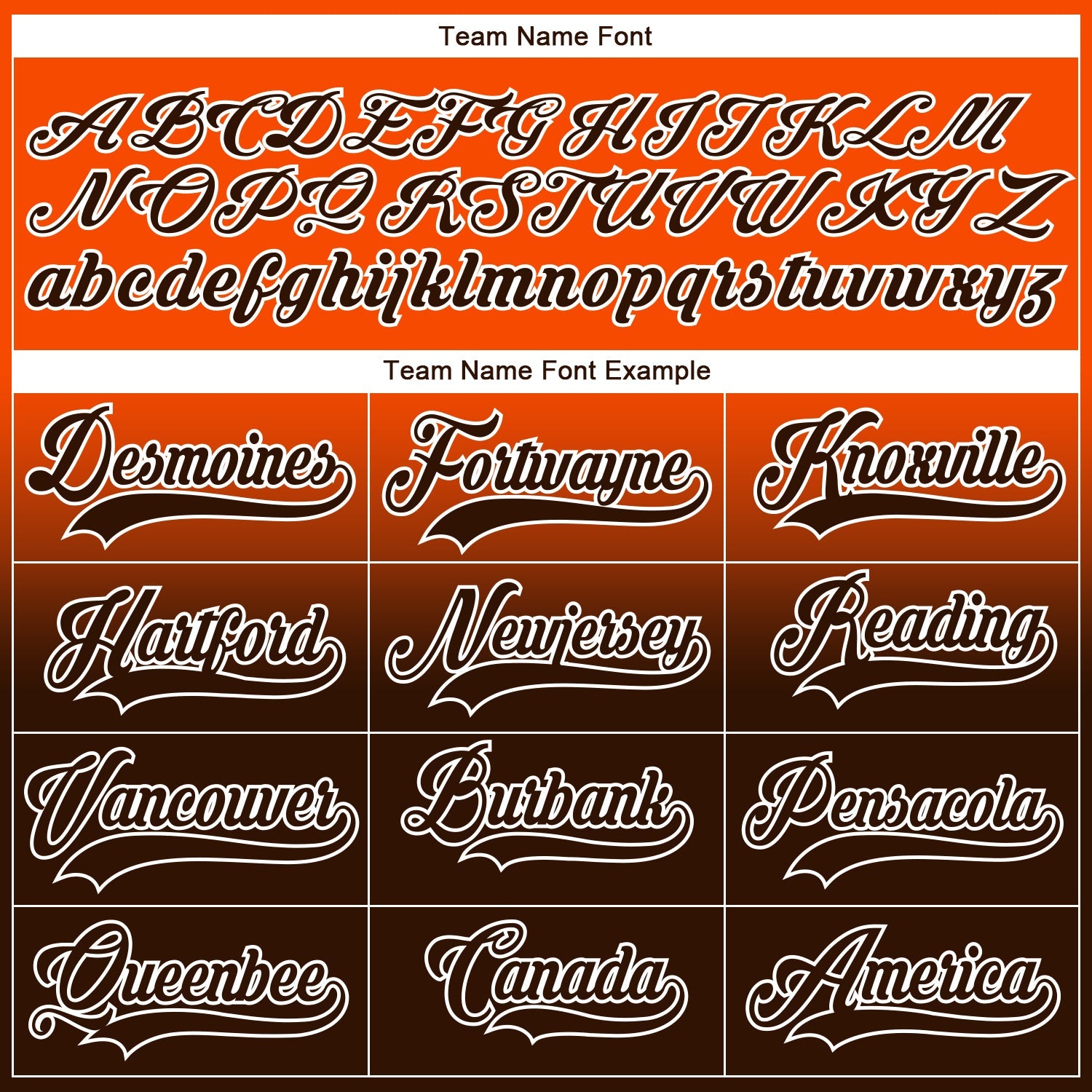 Custom Orange Brown-White Fade Fashion Hockey Lace Neck Jersey