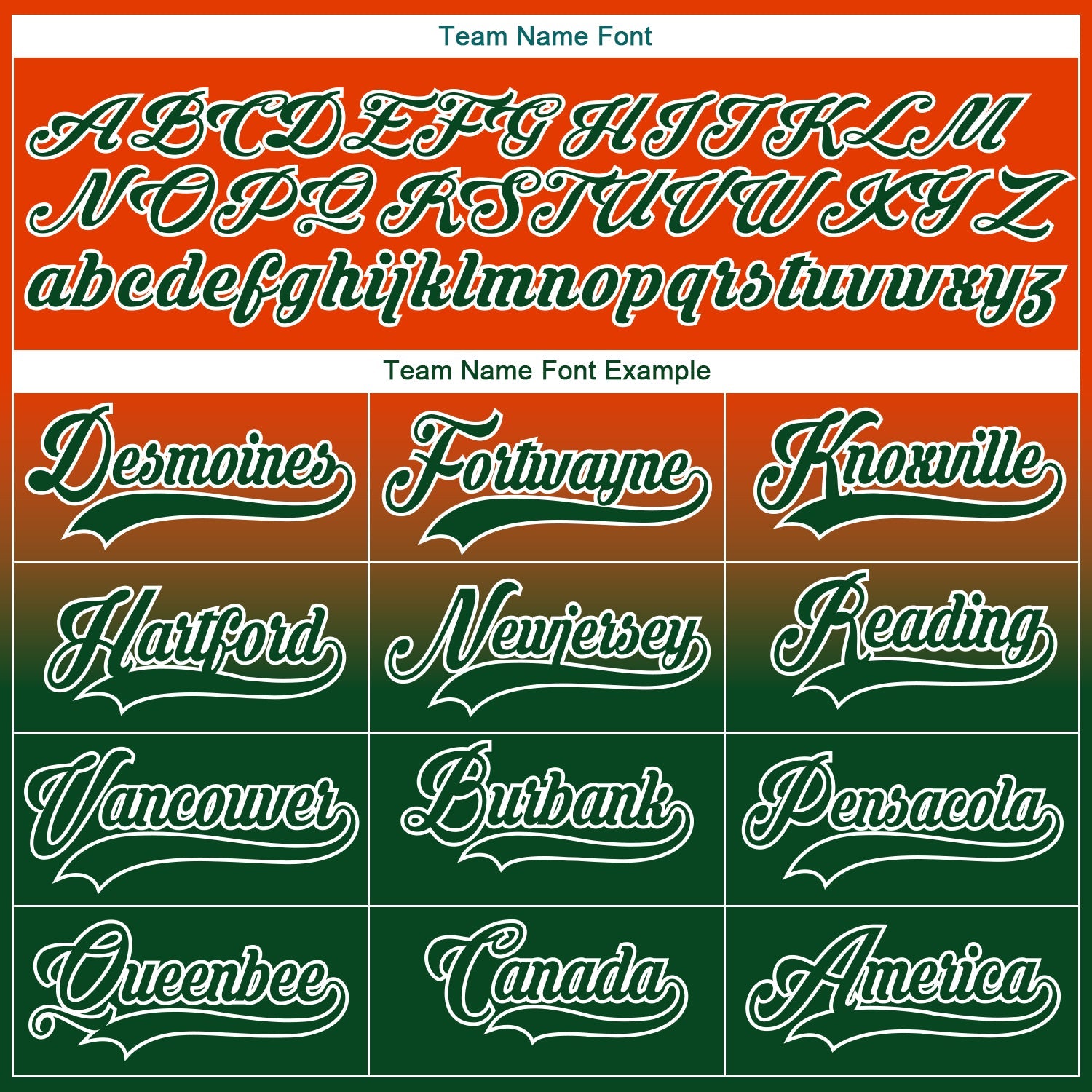 Custom Orange Green-White Fade Fashion Hockey Lace Neck Jersey