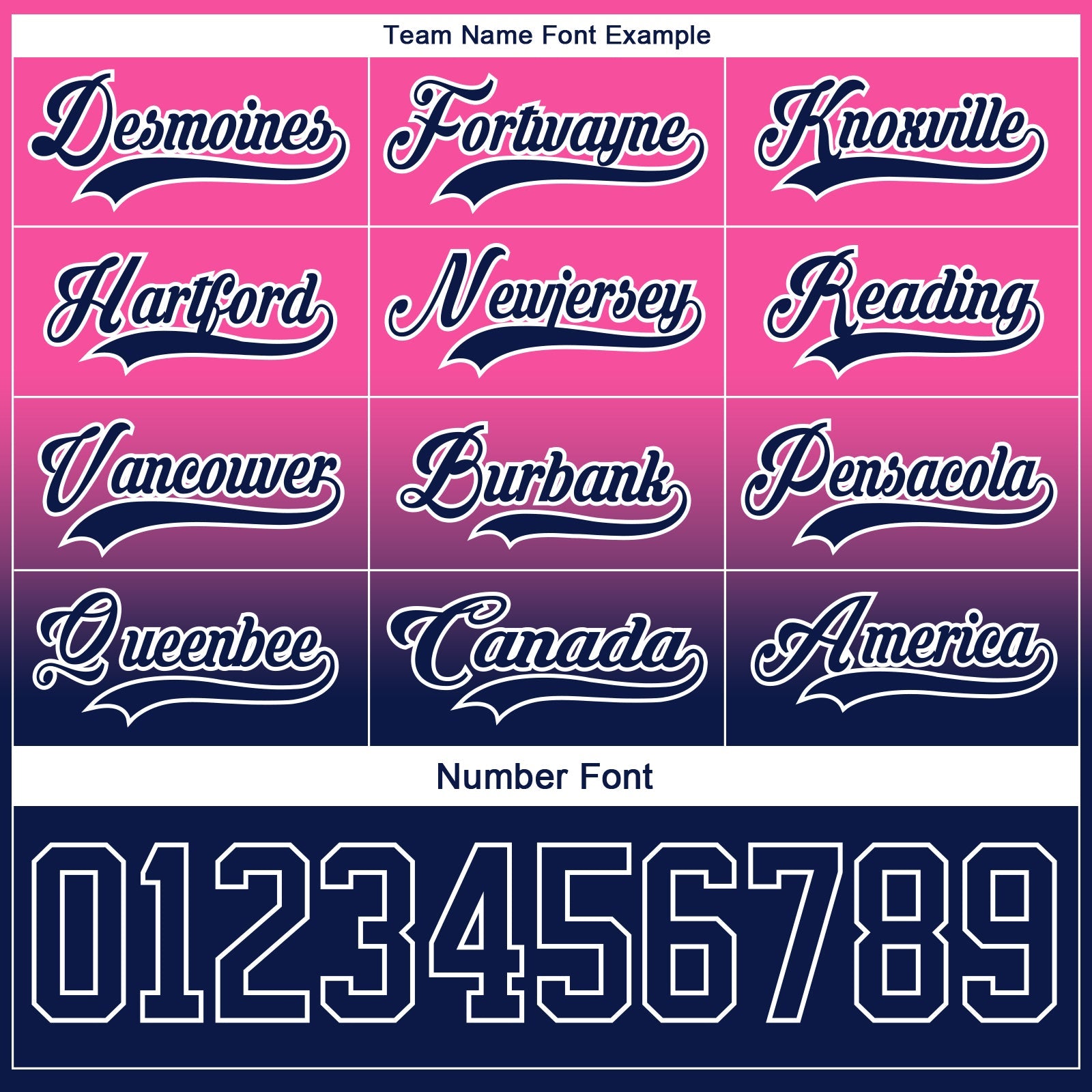 Custom Pink Navy-White Fade Fashion Hockey Lace Neck Jersey