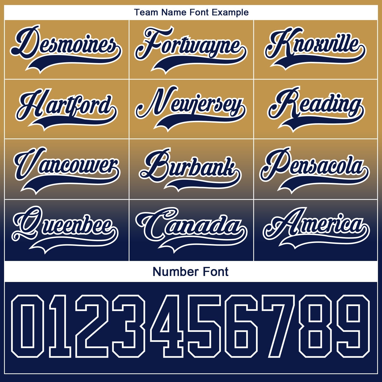 Custom Old Gold Navy-White Fade Fashion Hockey Lace Neck Jersey