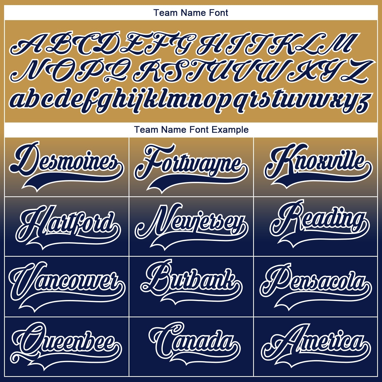 Custom Old Gold Navy-White Fade Fashion Hockey Lace Neck Jersey