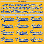 Custom Gold Royal-White Hockey Jersey