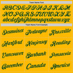 Custom Gold Green Authentic Throwback Basketball Jersey