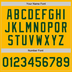 Custom Gold Green Authentic Baseball Jersey
