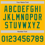 Custom Gold Kelly Green Authentic Baseball Jersey