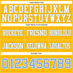 Custom Gold Light Blue-White Authentic Football Jersey