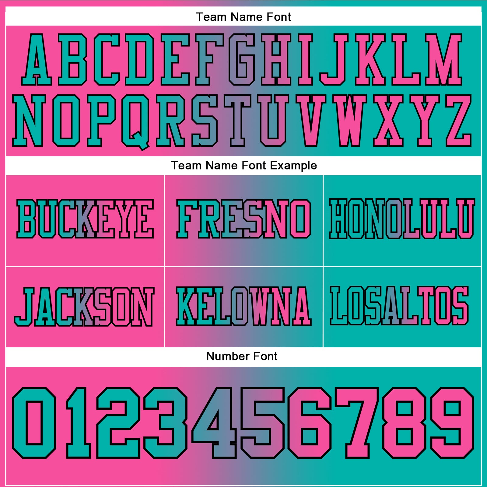 Custom Aqua Pink-Black Authentic Gradient Fashion Football Jersey