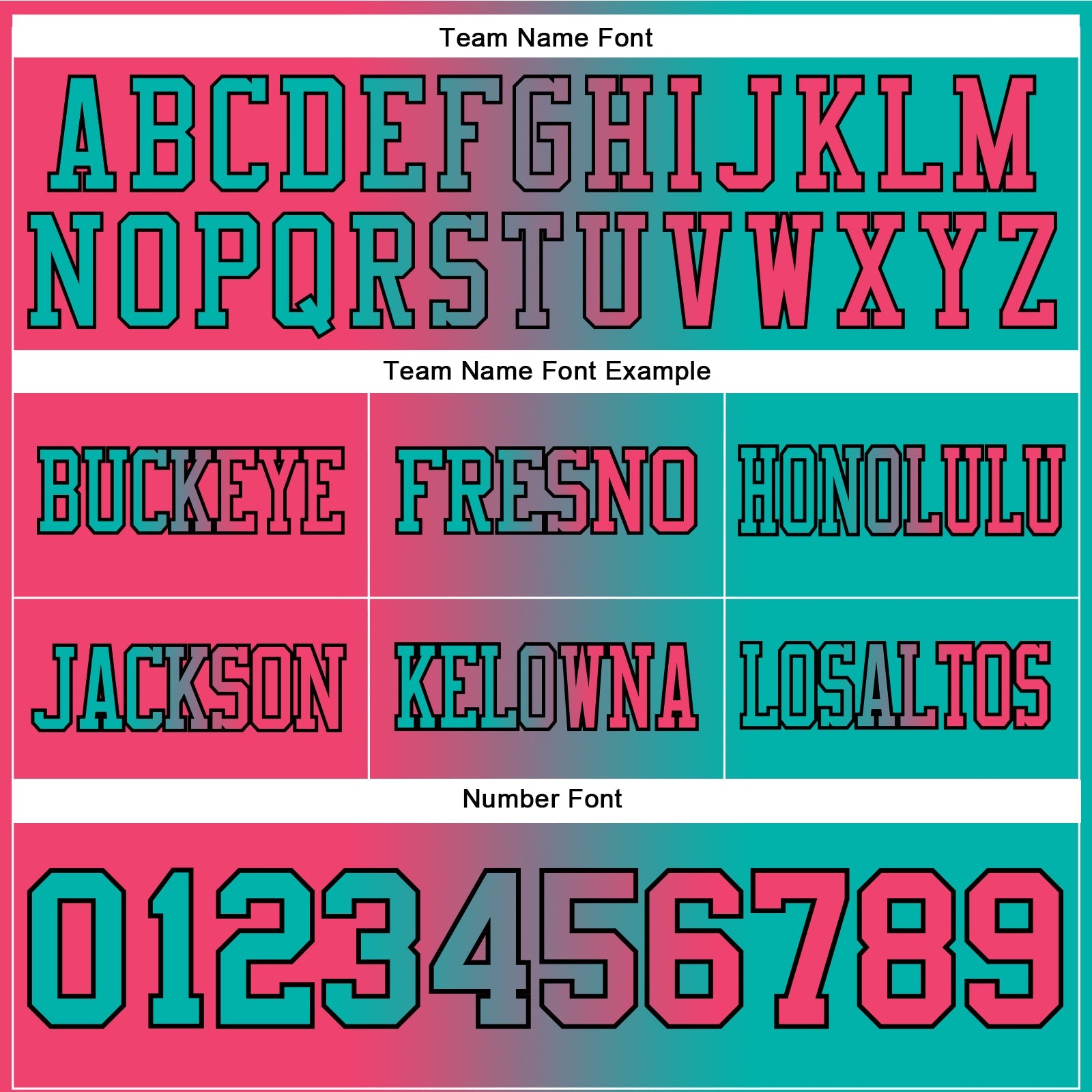 Custom Aqua Neon Pink-Black Authentic Gradient Fashion Football Jersey