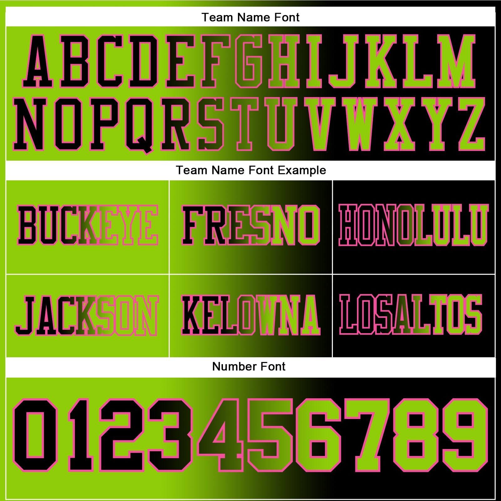 Custom Black Neon Green-Pink Authentic Gradient Fashion Football Jersey