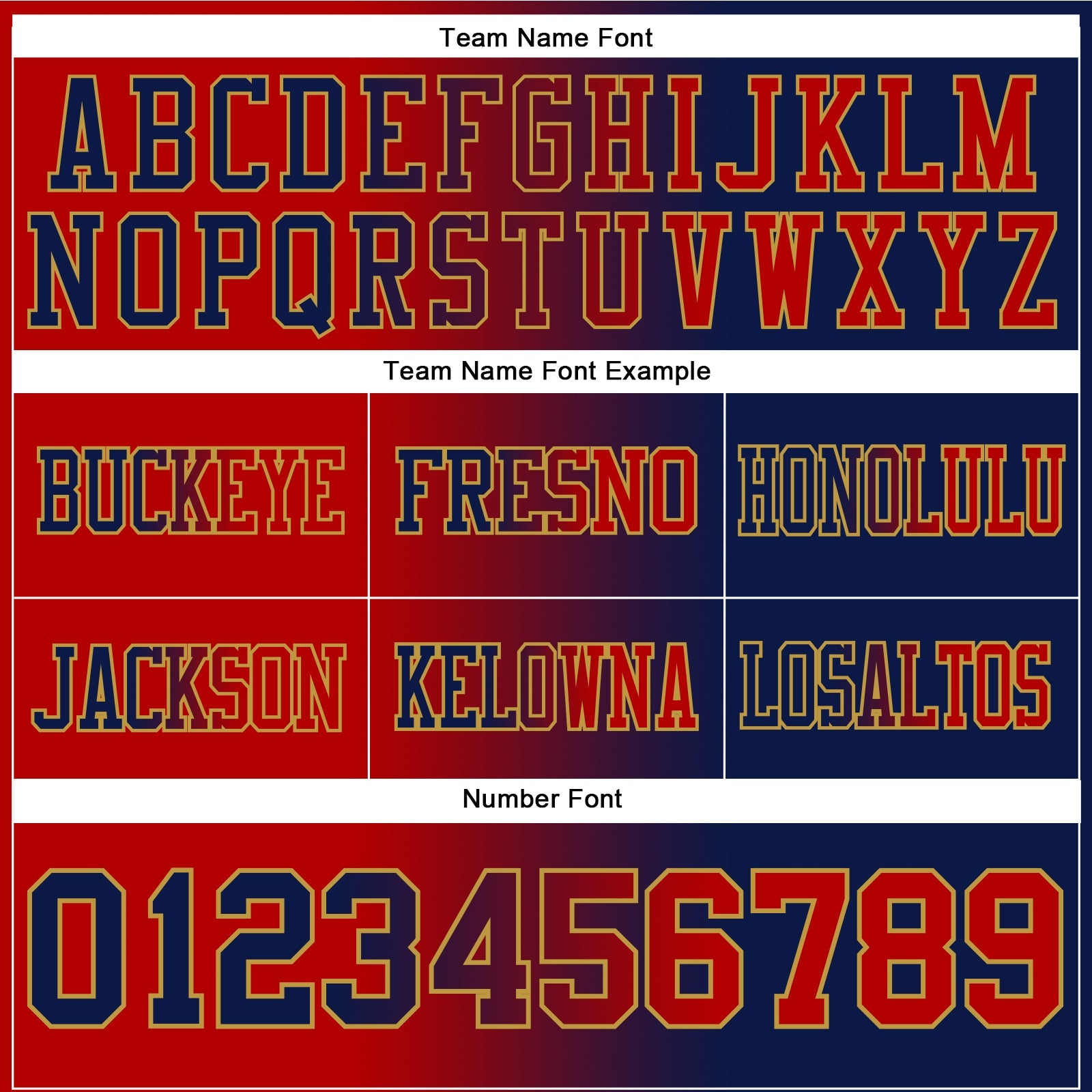 Custom Navy Red-Old Gold Authentic Gradient Fashion Football Jersey