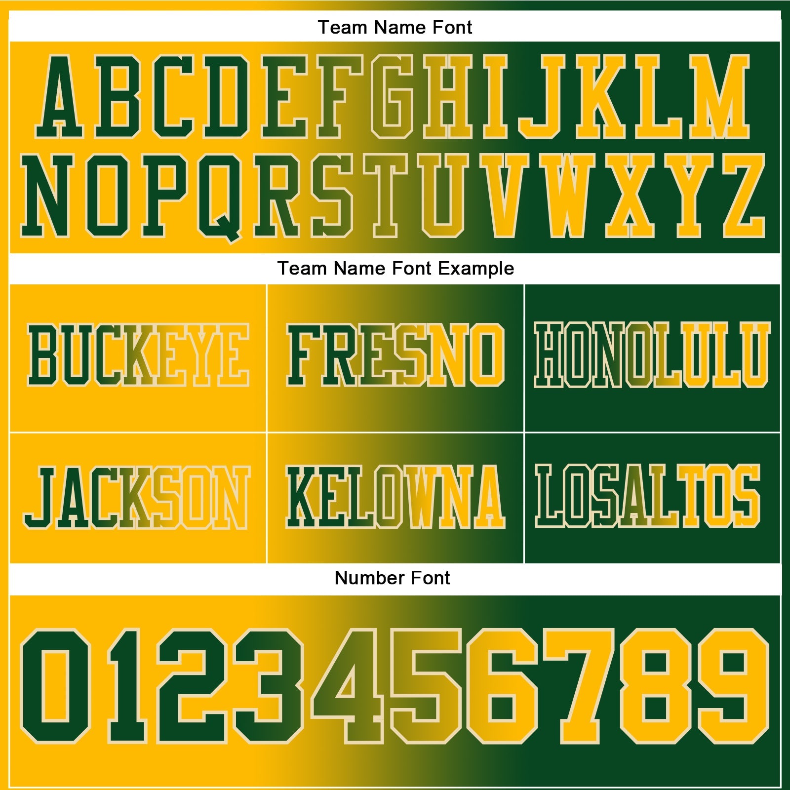 Custom Green Gold-Cream Authentic Gradient Fashion Football Jersey