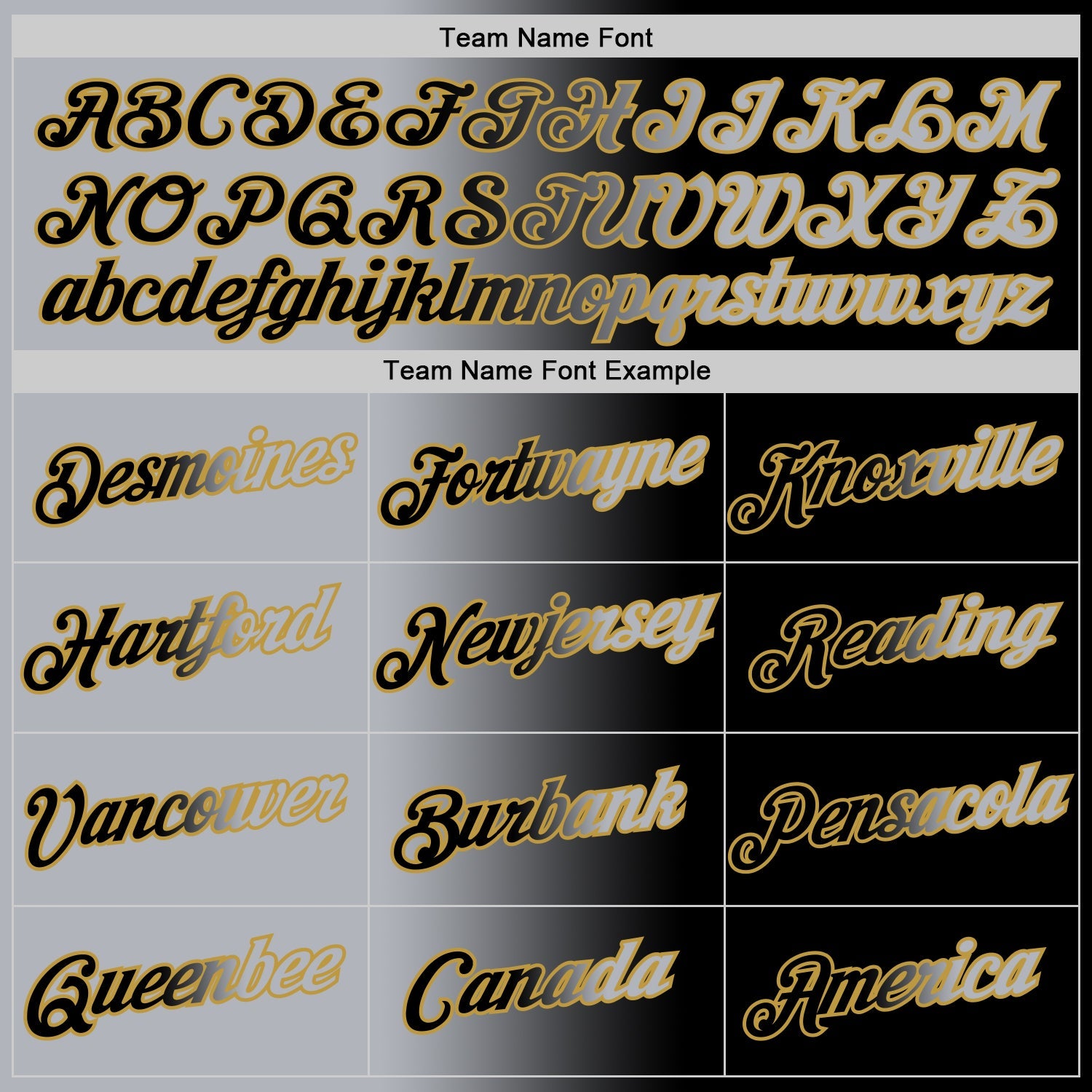 Custom Black Gray-Old Gold Gradient Fashion Performance T-Shirt