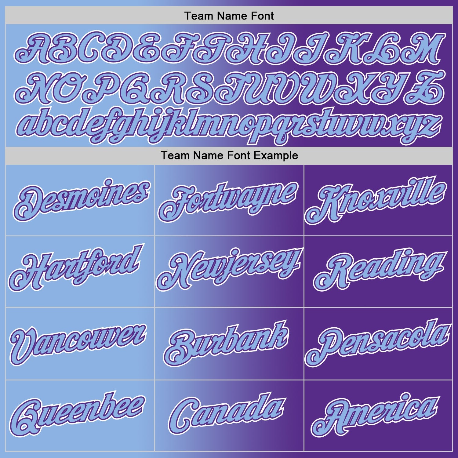 Custom Purple Light Blue-White Gradient Fashion Performance T-Shirt