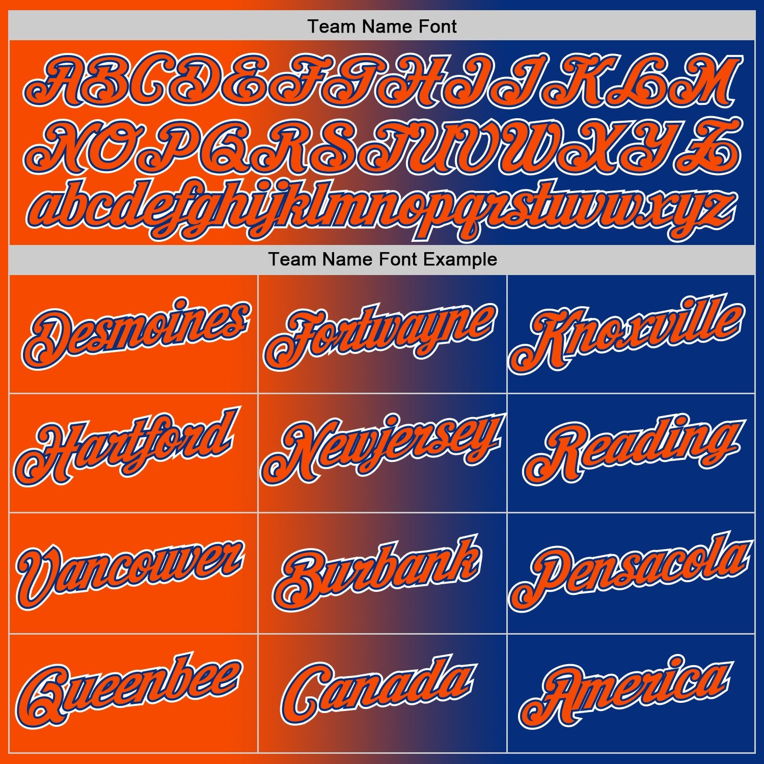 Custom Royal Orange-White Gradient Fashion Performance T-Shirt