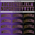 Custom Black Purple-Old Gold Authentic Gradient Fashion Basketball Jersey