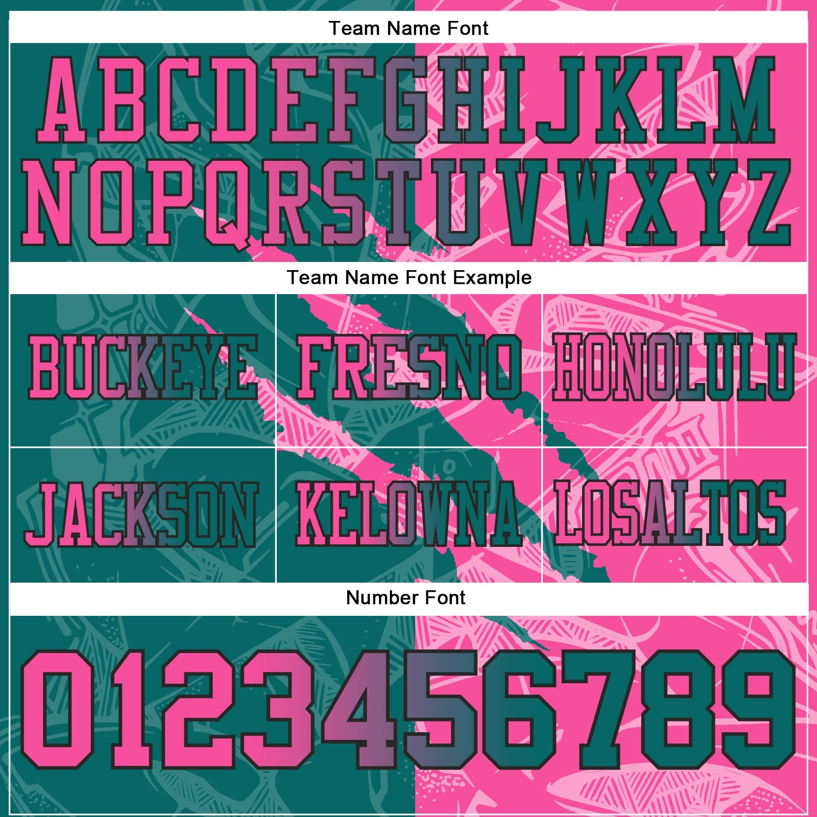 Custom Teal Pink-Black Authentic Gradient Fashion Scratch Football Jersey