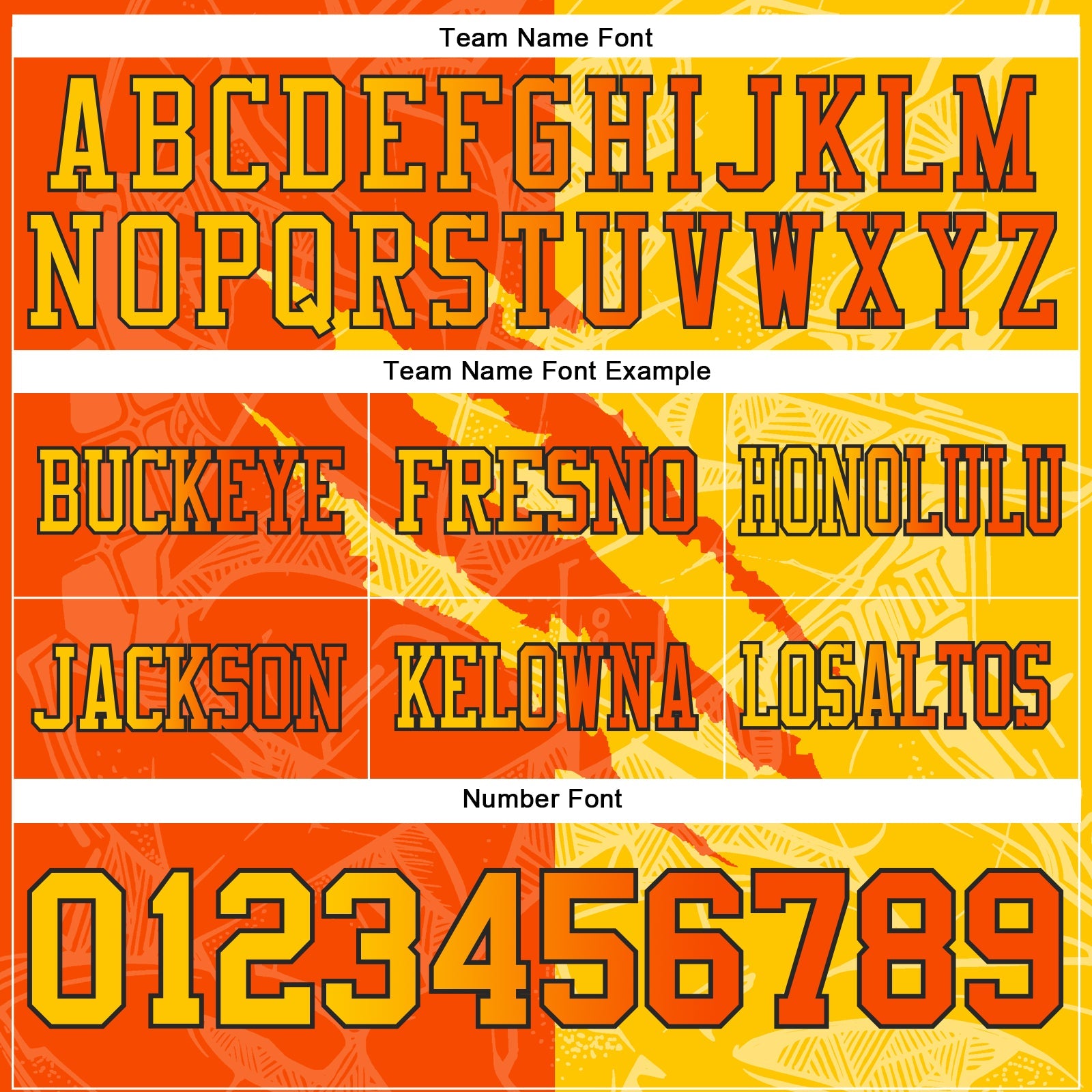 Custom Orange Yellow-Black Authentic Gradient Fashion Scratch Football Jersey