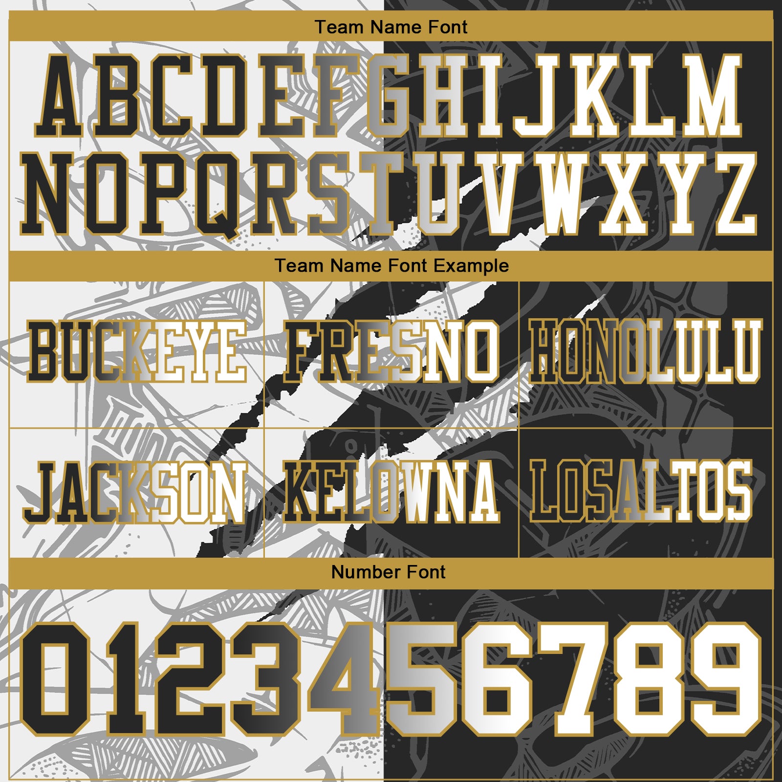 Custom Black White-Old Gold Authentic Gradient Fashion Scratch Football Jersey