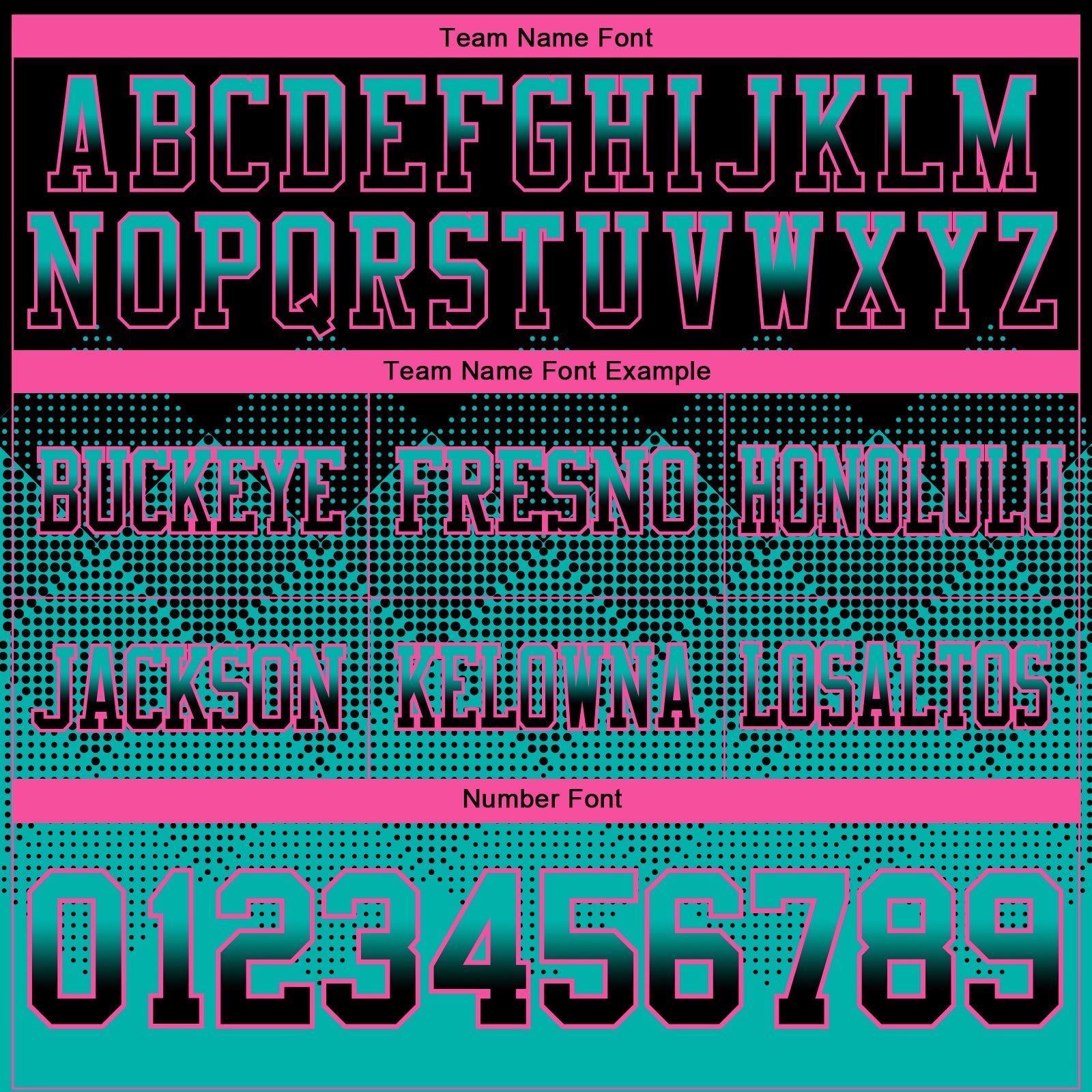 Custom Black Aqua-Pink Authentic Gradient Square Shape Flag Football Jersey