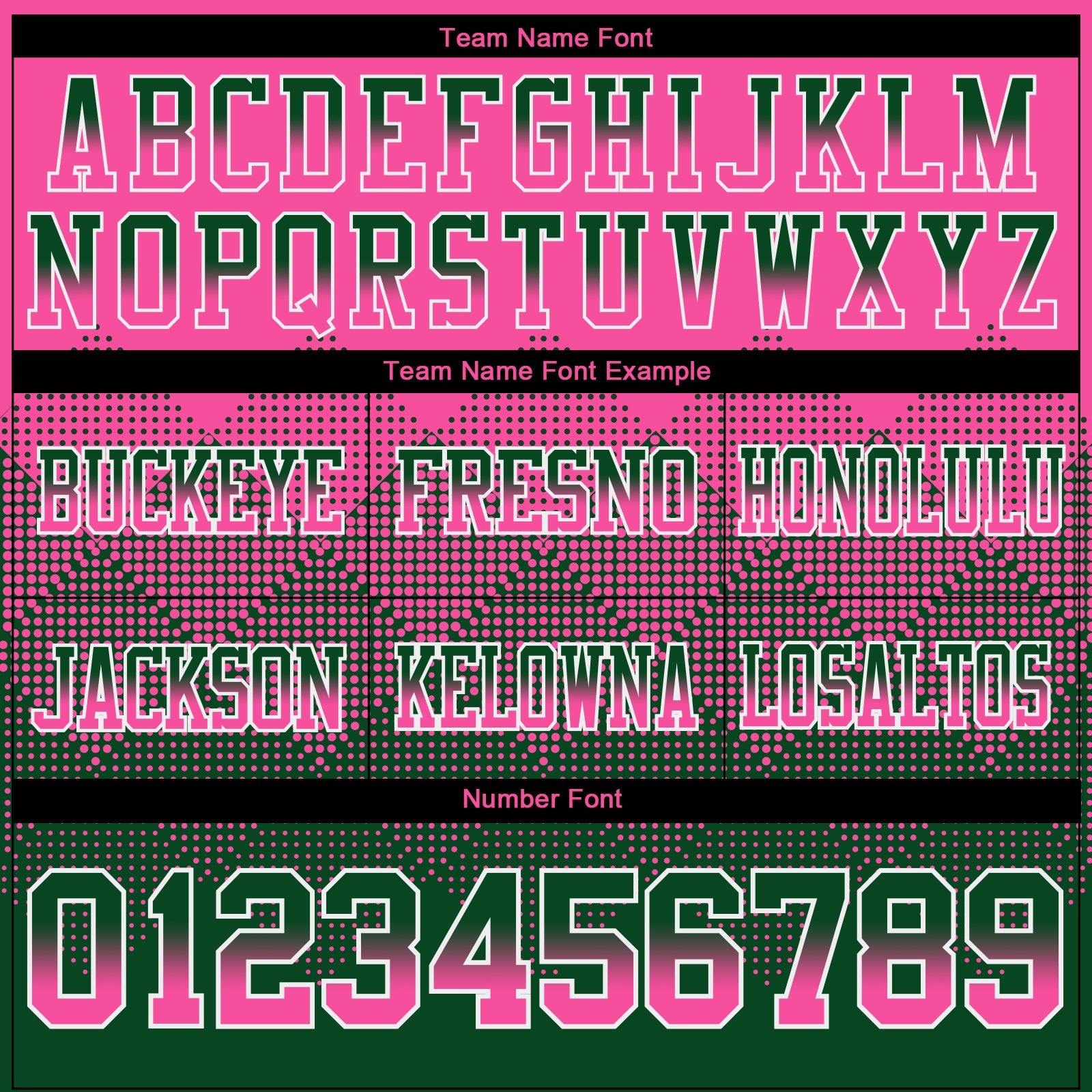 Custom Pink Green-White Authentic Gradient Square Shape Flag Football Jersey