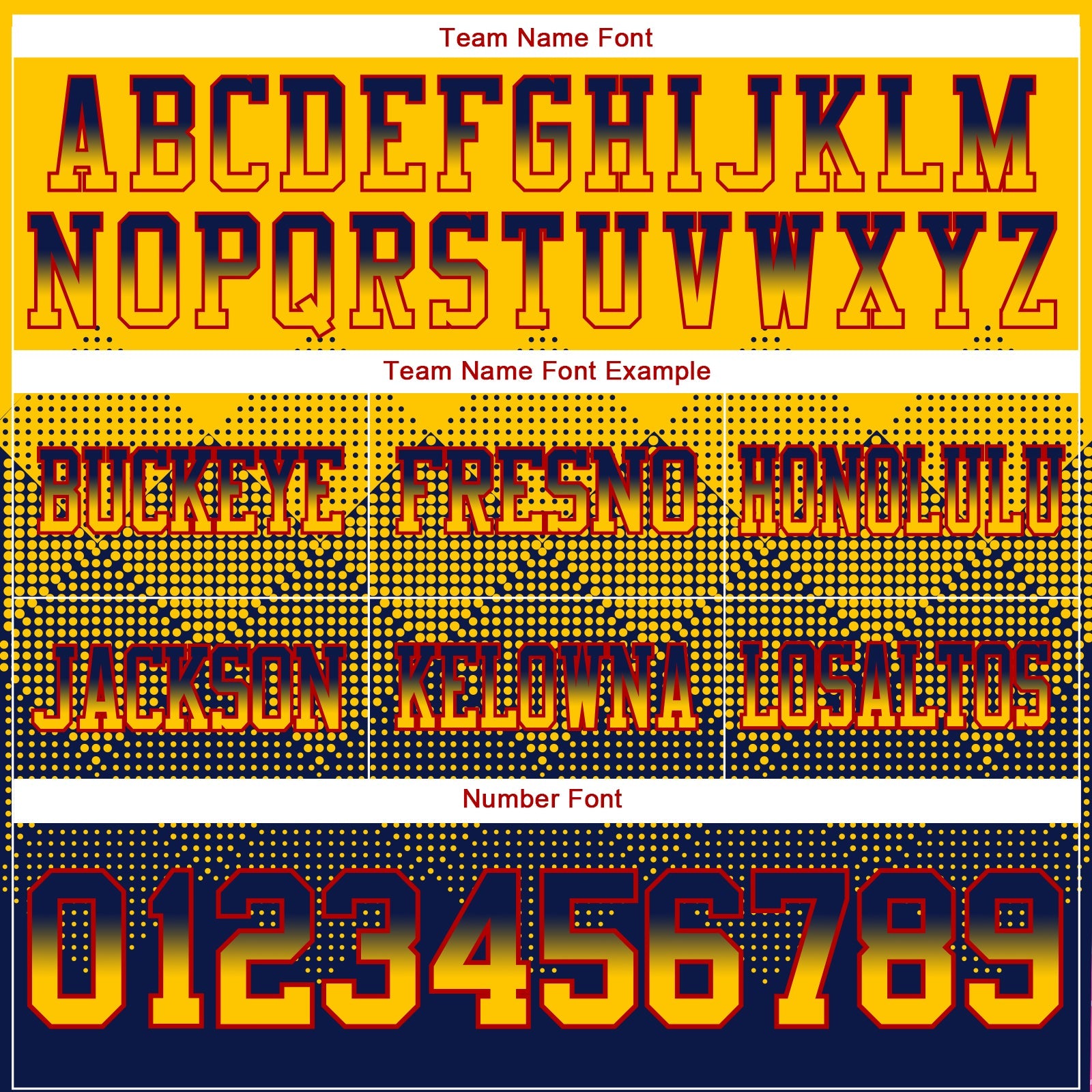 Custom Yellow Navy-Red Authentic Gradient Square Shape Flag Football Jersey