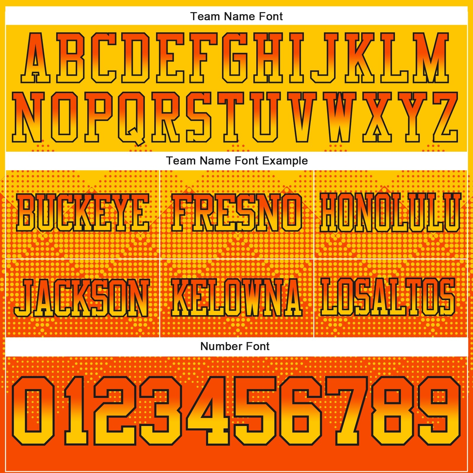 Custom Yellow Orange-Black Authentic Gradient Square Shape Flag Football Jersey