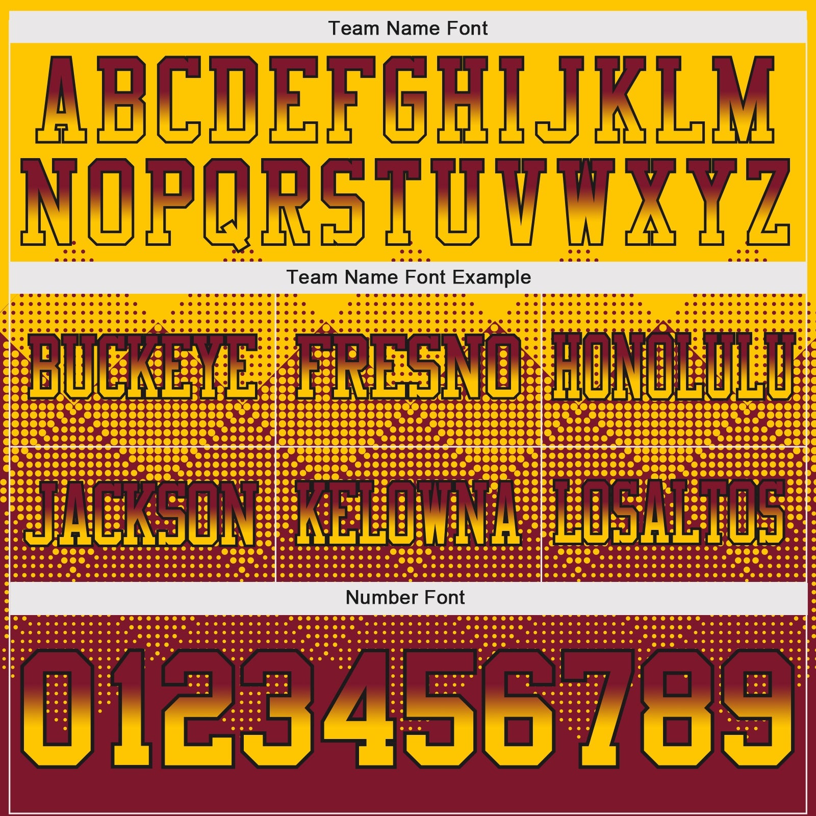 Custom Yellow Crimson-Black Authentic Gradient Square Shape Flag Football Jersey