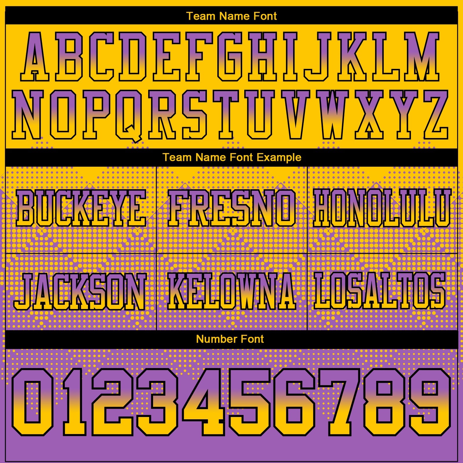 Custom Yellow Medium Purple-Black Authentic Gradient Square Shape Flag Football Jersey